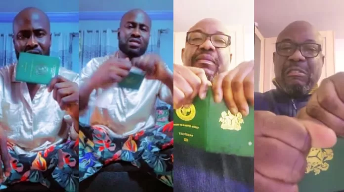 Nigerians Tearing Passport After Election