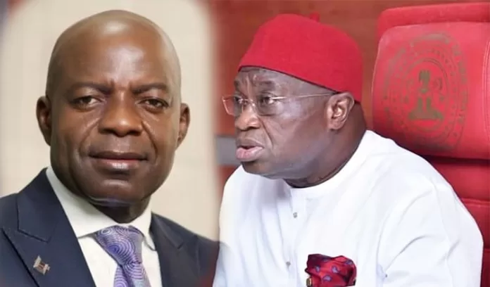 Okezie Ikpeazu and Alex Oti