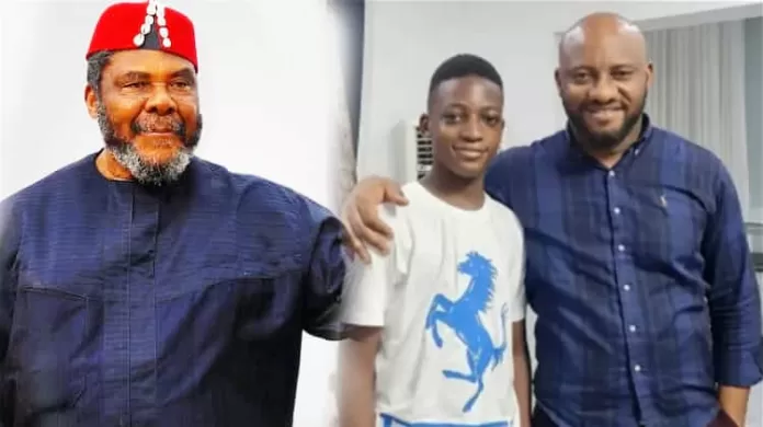 Pete Edochie and Yul Edochie