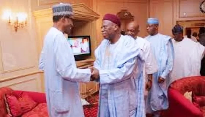 Abdullahi Adamu and Muhammadu Buhari