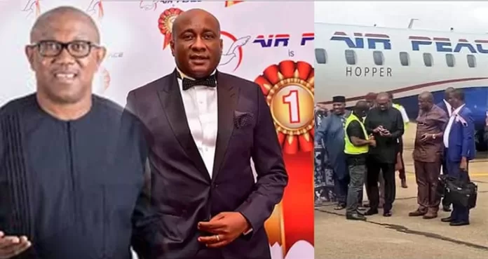 Allen Onyema and Peter Obi Allen Onyema and Peter Obi