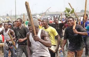 Angry Mob in Nigeria
