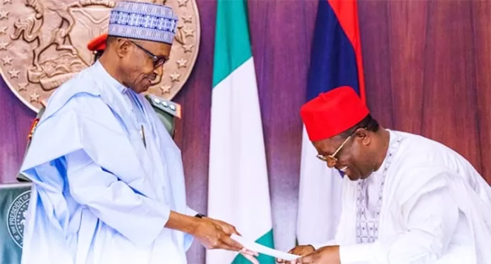 Dave Umahi and Buhari