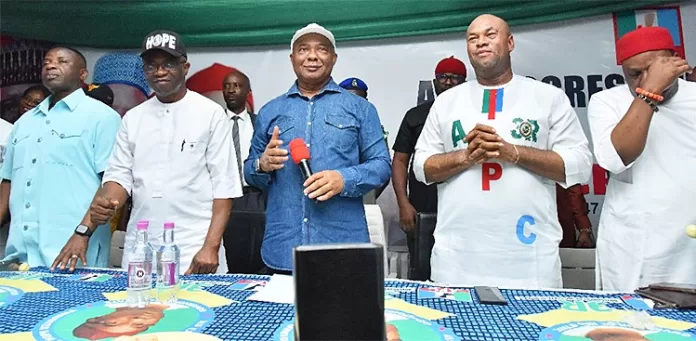 Hope Uzodimma and Imo APC Chieftains