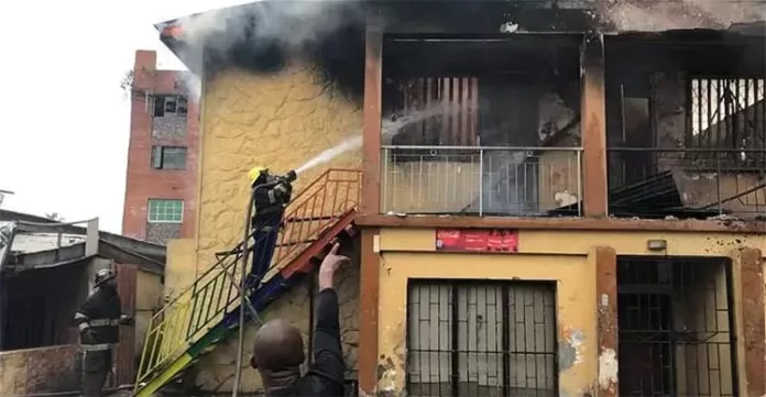 Olowu Spare Market Fire