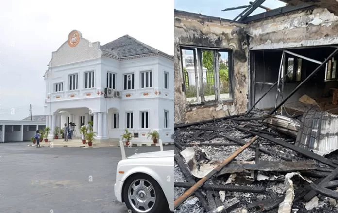 Ooni Ife Palace - Burnt