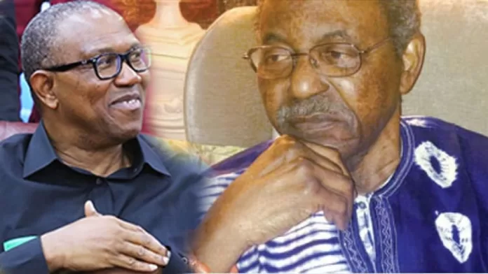 Peter Obi and Peter Enahoro Peter Obi and Peter Enahoro