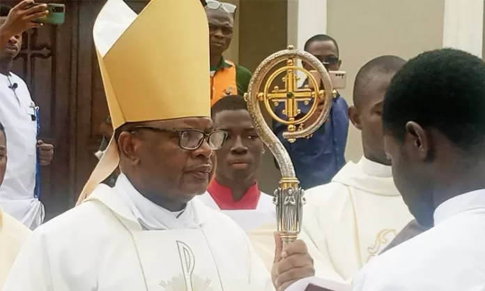 Priest at St Francis Catholic Church
