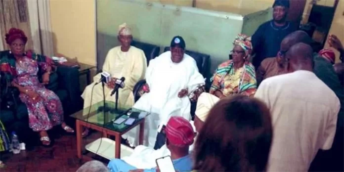 Bode George Meeting with APC Leaders Bode George Meeting with APC Leaders