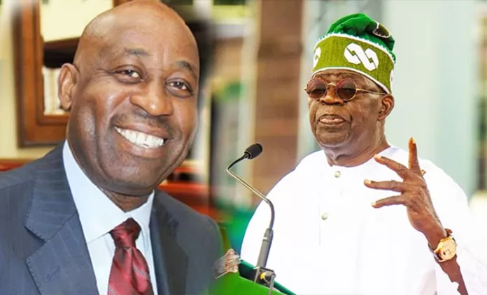 Dele Akake and Bola Tinubu