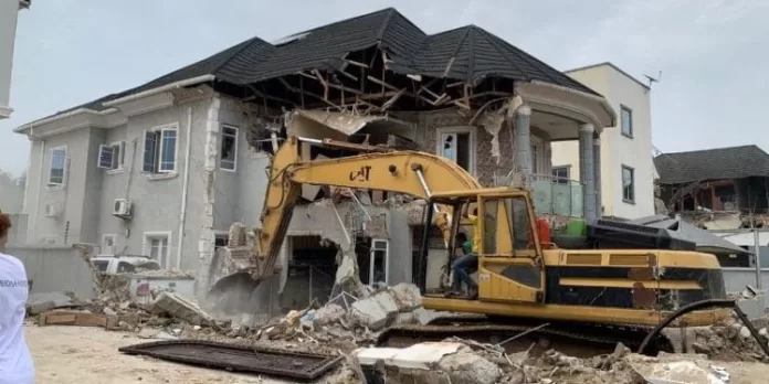 Demolition of Houses in Ajao Estate