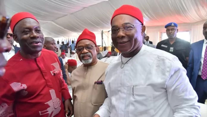 Hope Uzodimma at Commissioning of 2nd Niger Bridge