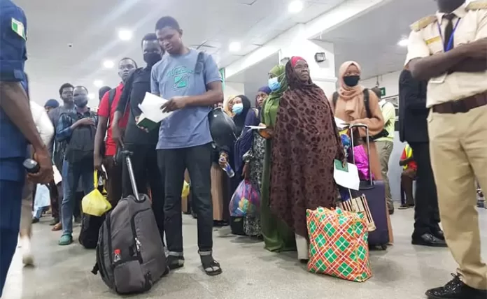 Nigerian Stranded in Sudan Arrives Abuja