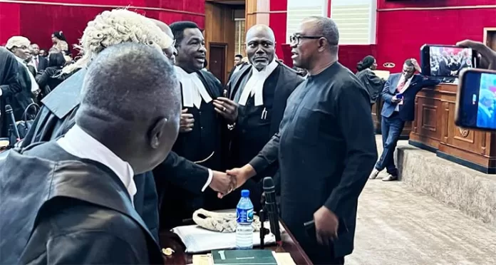 Peter Obi at Presiential Election Petition Tribunal