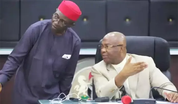 Placid Njoku and Hope Uzodimma