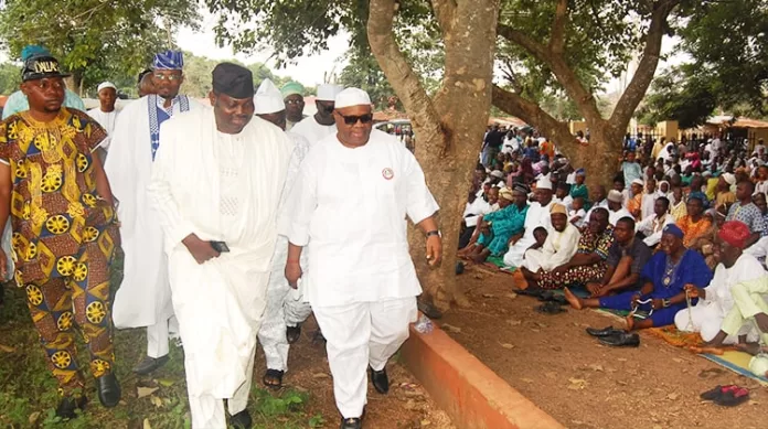 Ademola Adeleke at Praying Ground in Osun State