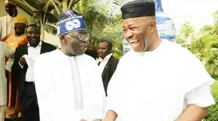 Bola Tinubu and Godswill Akpabio