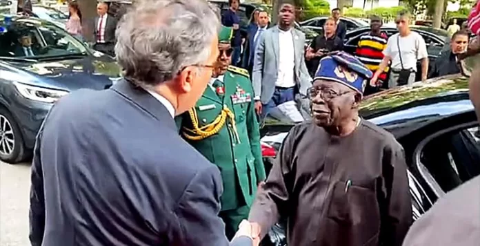 Bola Tinubu in France