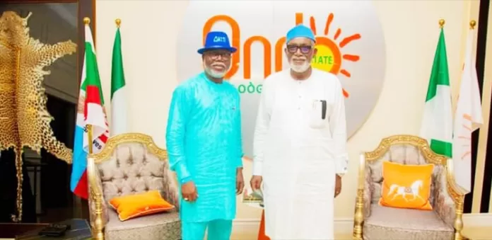 Lucky Aiyedatiwa and Rotimi Akeredolu
