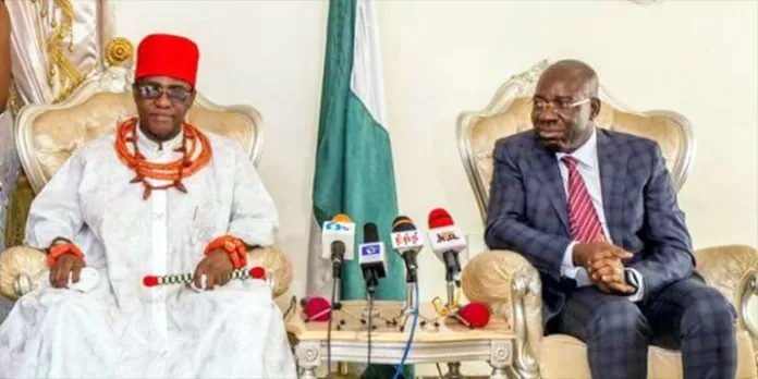 Oba of Benin and Godwin Obaseki