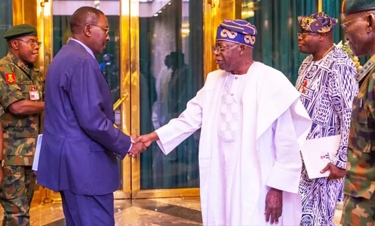 President Tinubu Tours NSA's Office; Says Security Paramount To ...