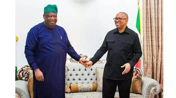 Caleb Mannaseh Mutfwang and Peter Obi