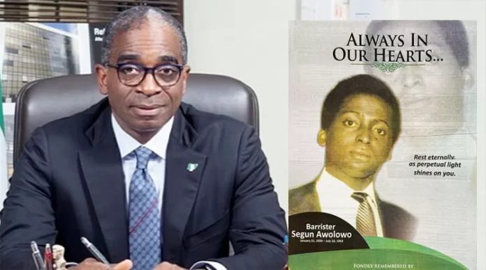 Olusegun Awolowo and his Father