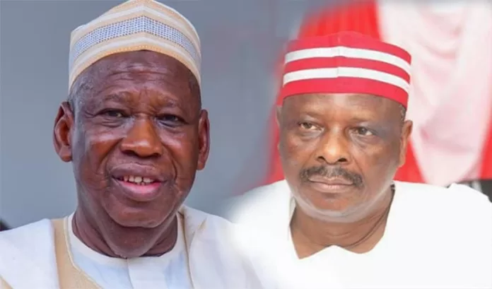 Abdulahi Ganduje and Rabiu Kwankwaso Abdulahi Ganduje and Rabiu Kwankwaso