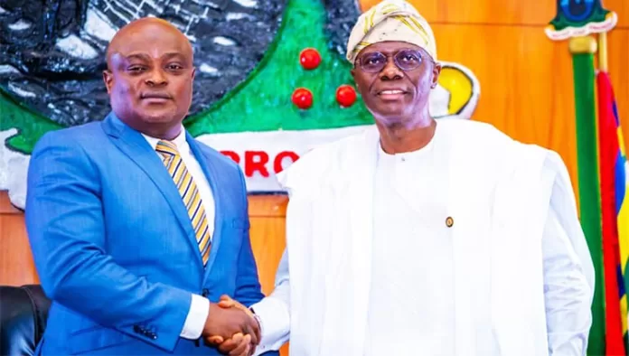 Babajide Sanwo-olu and Obasa