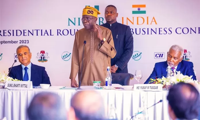 Bola Tinubu in India