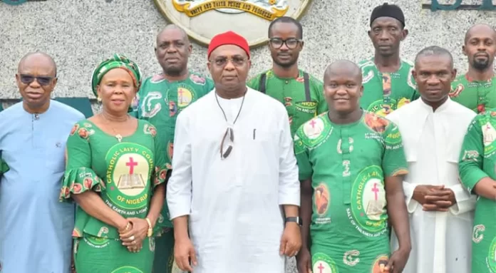 Hope Uzodimma with Catholic Laity Council