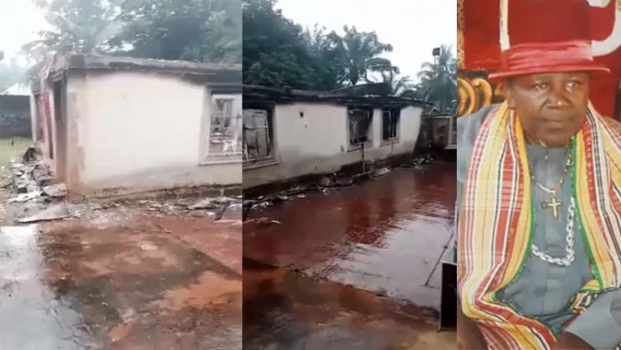 Imo Traditional Ruler Palace Burnt