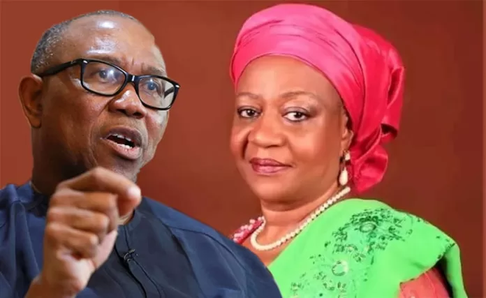 Lauretta Onochie and Peter Obi