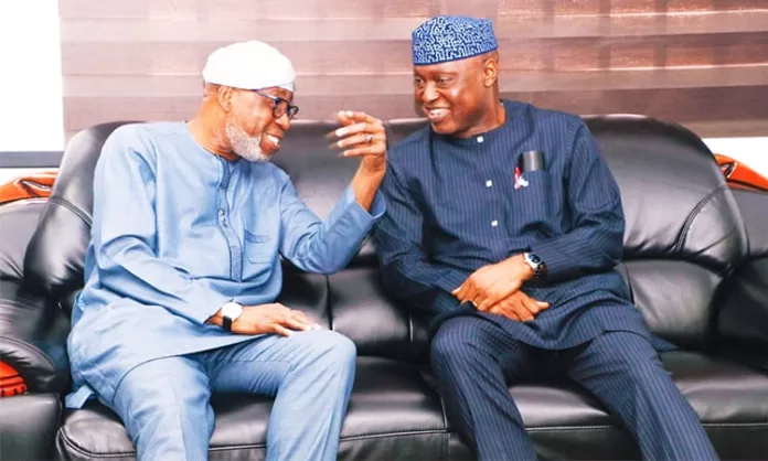 Dele Alake and Gov Biodun Oyebanji