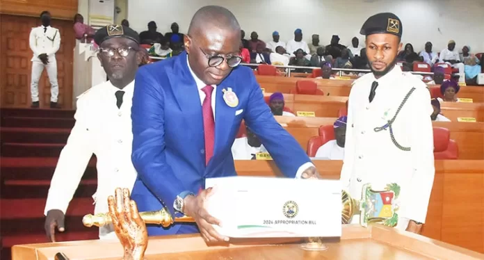 Babajide Sanwo-Olu presents 2024 Budget Babajide Sanwo-Olu presents 2024 Budget