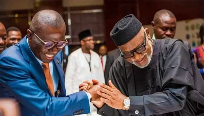 Babajide Sanwoolu and Akeredolu