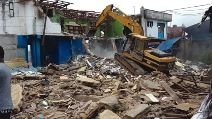 House Demolition by Lagos State Govt