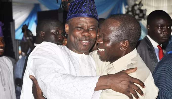 Ibikunle Amosun and Adams Oshiomhole