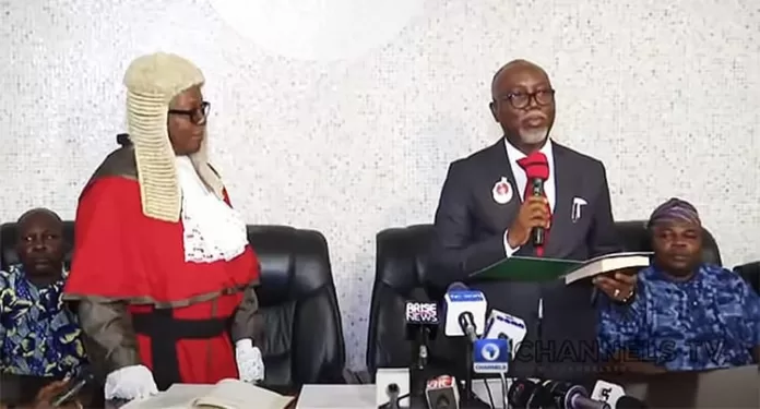 Lucky Aiyedatiwa Takes Oath Of Office