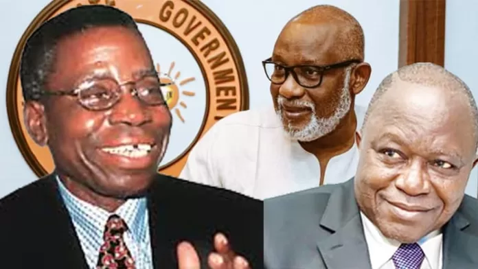 Akeredolu and Bola Ige and Niyi Akintola