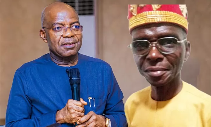 Governor Alex Otti and Chief Alphonsus Udeigbo