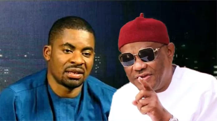 Deji Adeyanju and Nyesom Wike