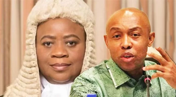 Hon Justice Dongban-Mensem and Chidi Odinkalu
