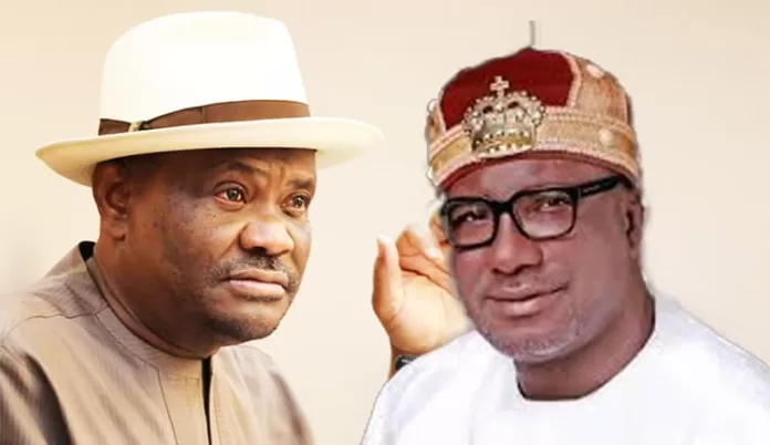 Nyesom Wike and Felix Obuah