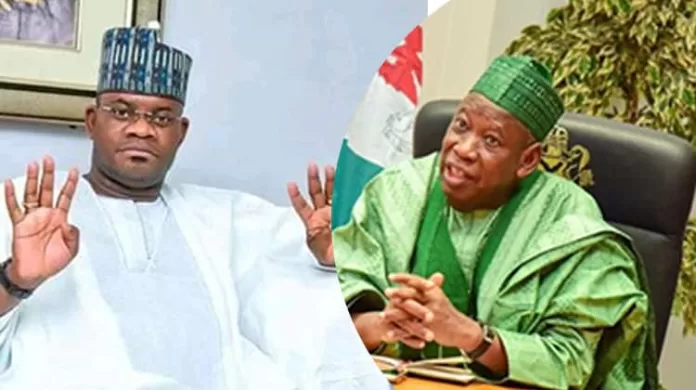 Yahaya Bello and Abdullahi Ganduje