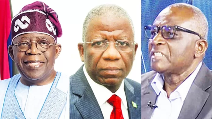 Bola Tinubu and Oronsaye and Bayo Onanuga