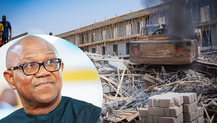 Ochanja Onitsha Market Building Collapse: Obi Condoles With Victims ...