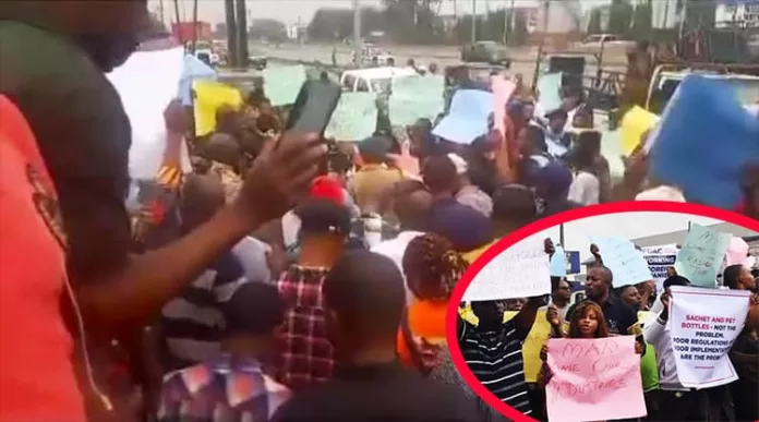 Protest at NAFDAC Office