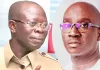 Adams Oshiomhole and Senator Monday Okpebholo