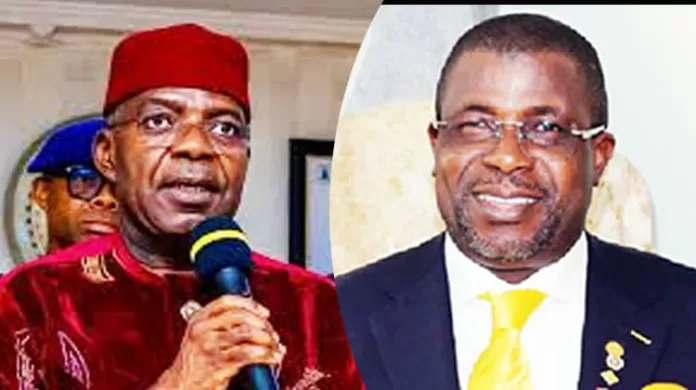 Alex Otti and Emeka Offor Alex Otti and Emeka Offor - Alaoji Power Plant